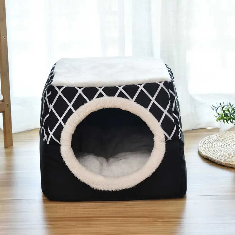 Foldable Soft Warm Closed Type Cat House for Small Dogs Sleeping Mat Pet Supplies All Season General Pet Cat DogsHouse
Foldable Soft Warm Closed Type Cat House for Small Dogs Sleeping Mat Pet Supplies All Season General Pet Cat DogsHouse