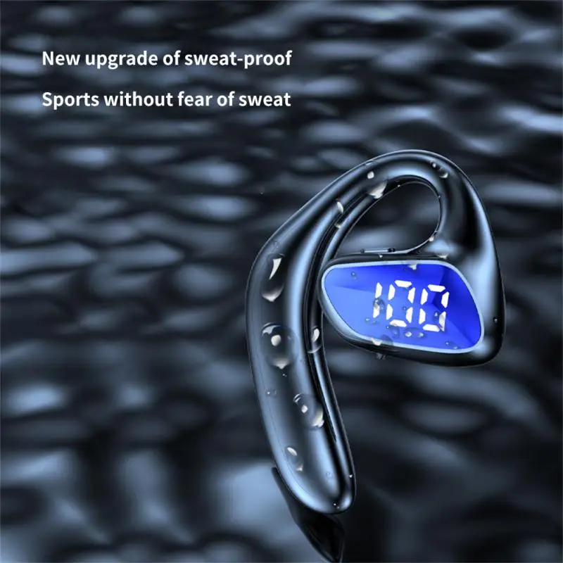 Business Model Gaming Earbuds Digital Display Bluetooth-compatible Headphone Waterproof Sweat-proof Hanging Ear Earphones Stereo
Business Model Gaming Earbuds Digital Display Bluetooth-compatible Headphone Waterproof Sweat-proof Hanging Ear Earphones Stereo