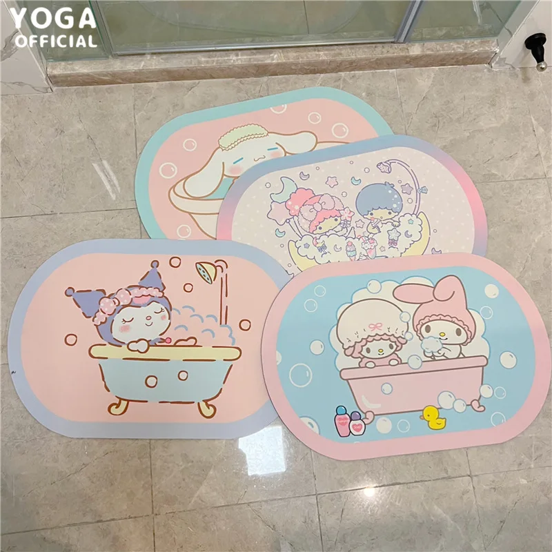 Милый напольный коврик Sanrio, мультяшный домашний абсорбирующий нескользящий коврик для ванной комнаты Hellokitty Mymelody Kuromi Cinnamoroll
Милый напольный коврик Sanrio, мультяшный домашний абсорбирующий нескользящий коврик для ванной комнаты Hellokitty Mymelody Kuromi Cinnamoroll