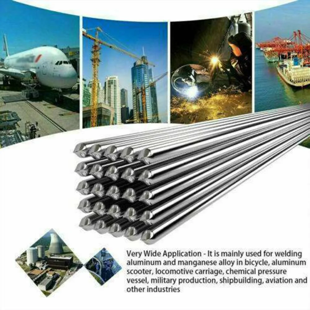 30pcs 33cm Aluminum Welding Rod 1.6mm Brazing Low Temperature Easy Melt Aluminum Solder Soldering Rod No Need Solder Powder
30pcs 33cm Aluminum Welding Rod 1.6mm Brazing Low Temperature Easy Melt Aluminum Solder Soldering Rod No Need Solder Powder