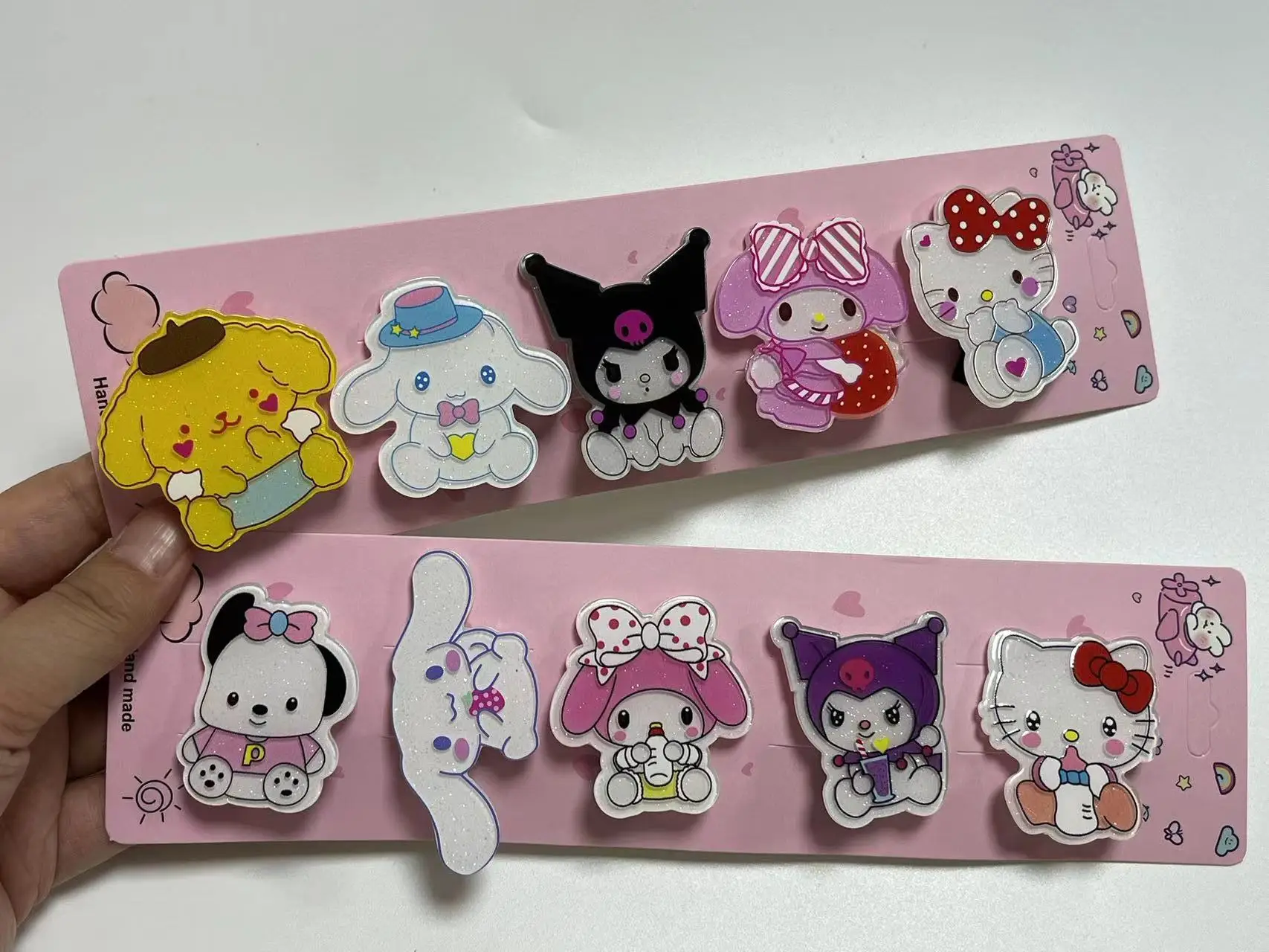10Pcs Kawaii Sanrio Korean Acrylic Glitter Shark Hair Clip Fan Genuine Baby Girls Hairpin Headwear Decoration Hair Accessories
10Pcs Kawaii Sanrio Korean Acrylic Glitter Shark Hair Clip Fan Genuine Baby Girls Hairpin Headwear Decoration Hair Accessories