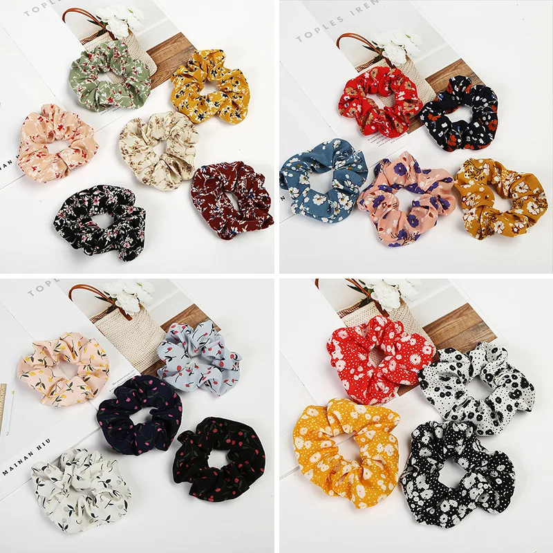 Floral Scrunchies Hair Ties Rope Girls Ponytail Holders Vintage Rubber Band Elastic Hair Band Fashion Hair Accessories 1Pcs
Floral Scrunchies Hair Ties Rope Girls Ponytail Holders Vintage Rubber Band Elastic Hair Band Fashion Hair Accessories 1Pcs