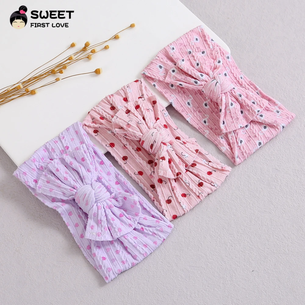 Cute Bow Baby Headbands For Girls Open Knit Hair Band Nylon Printing Infant Headwear Soft Colorful Hair Accessories For Korean
Cute Bow Baby Headbands For Girls Open Knit Hair Band Nylon Printing Infant Headwear Soft Colorful Hair Accessories For Korean
