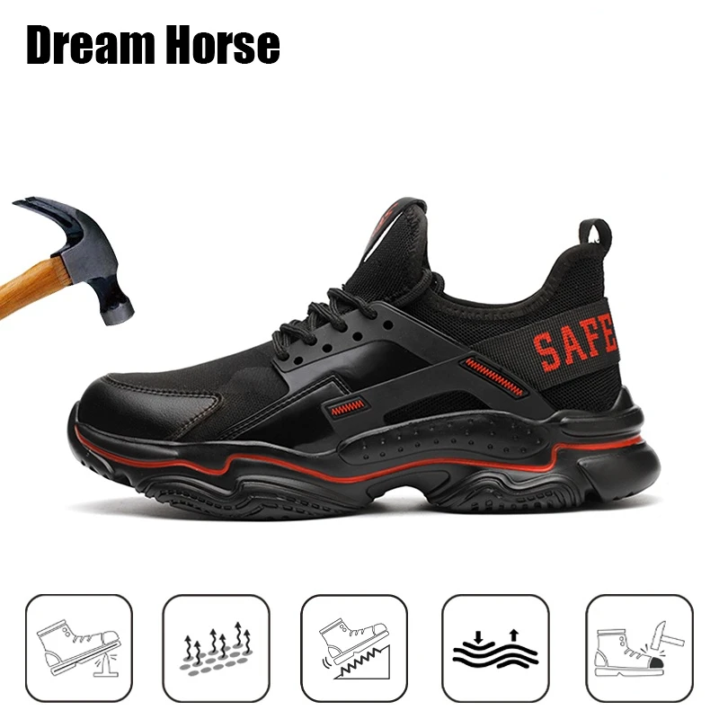 Flying Woven Trend Breathable Low-top Shoes Anti-smashing Anti-puncture Safety Shoes Wear-resistant Work Shoes
Flying Woven Trend Breathable Low-top Shoes Anti-smashing Anti-puncture Safety Shoes Wear-resistant Work Shoes