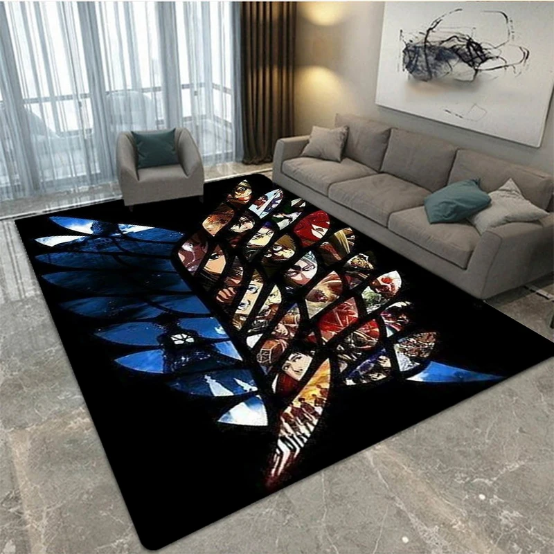Cartoon giant attacks printed carpets, living room and bedroom decorative carpets, kitchen and bathroom anti-skid floor mats 
Cartoon giant attacks printed carpets, living room and bedroom decorative carpets, kitchen and bathroom anti-skid floor mats