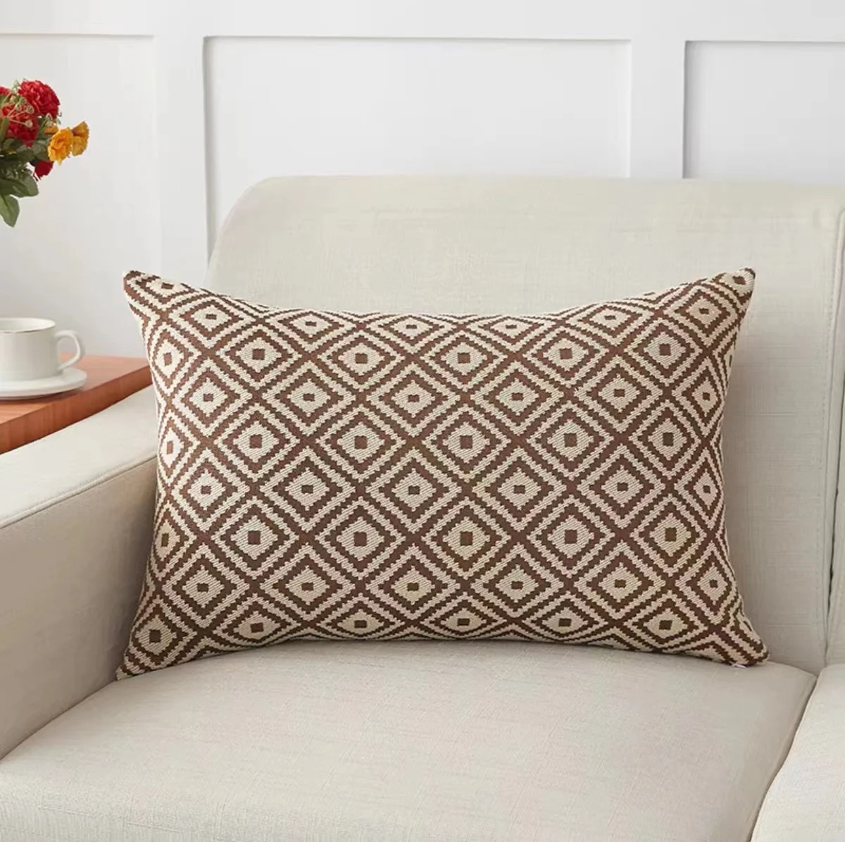 Fyjafon Pillowcase Sofa Back Cushion Cover Orange/Brown Jacquard European Washable Cafe Hotel Pillow Case
Fyjafon Pillowcase Sofa Back Cushion Cover Orange/Brown Jacquard European Washable Cafe Hotel Pillow Case