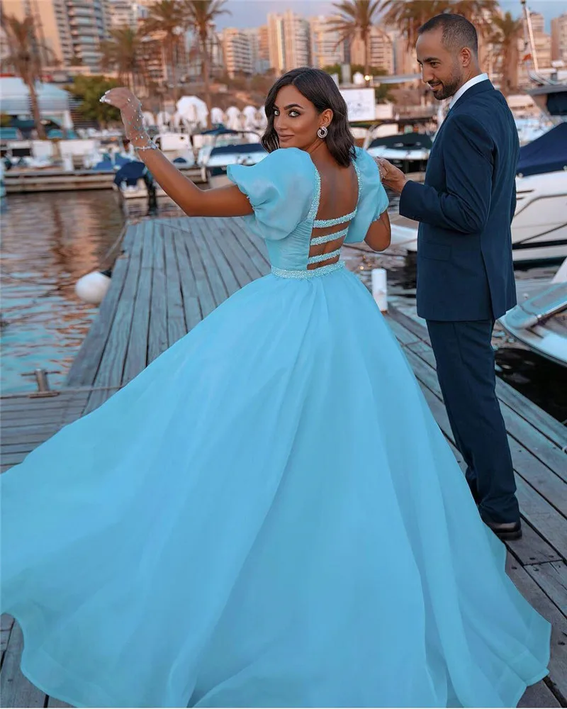 JEHETH Elegant Blue Square Collar Shiny Mermaid Prom Dresses Puff Sleeve Sequin Evening Party Gown Floor Length 2022 Tulle Train
JEHETH Elegant Blue Square Collar Shiny Mermaid Prom Dresses Puff Sleeve Sequin Evening Party Gown Floor Length 2022 Tulle Train