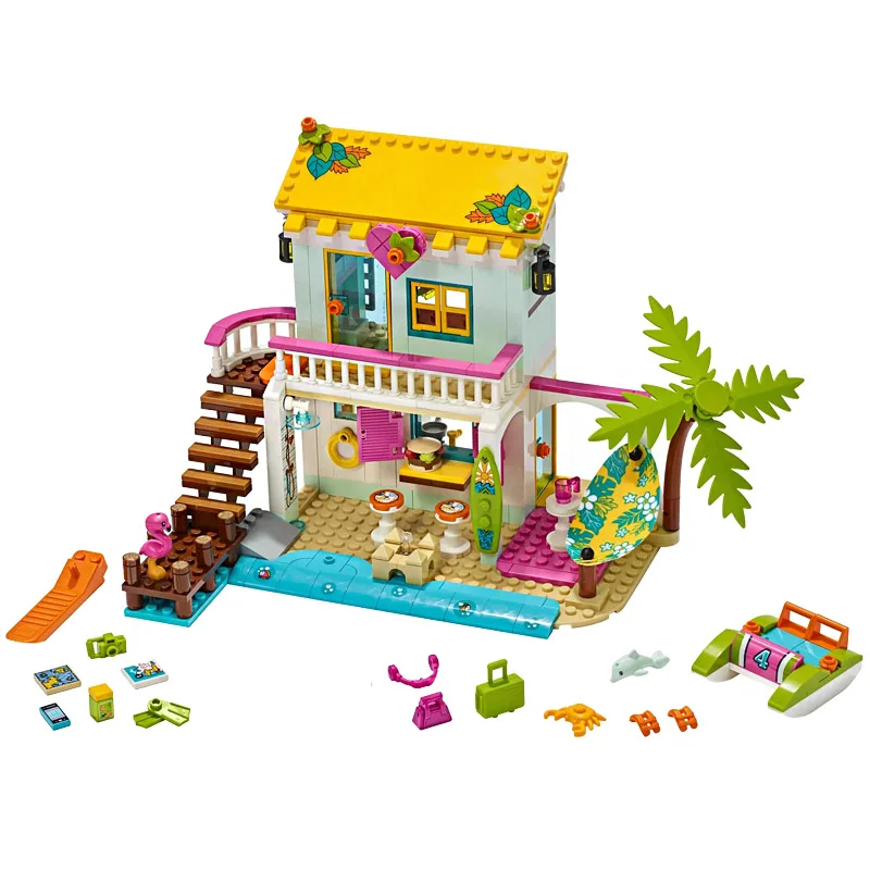 Girl Friends Series Bricks 450pcs Beach House 41428 Building Blocks Toys for Children Birthday Christmas Gift
Girl Friends Series Bricks 450pcs Beach House 41428 Building Blocks Toys for Children Birthday Christmas Gift
