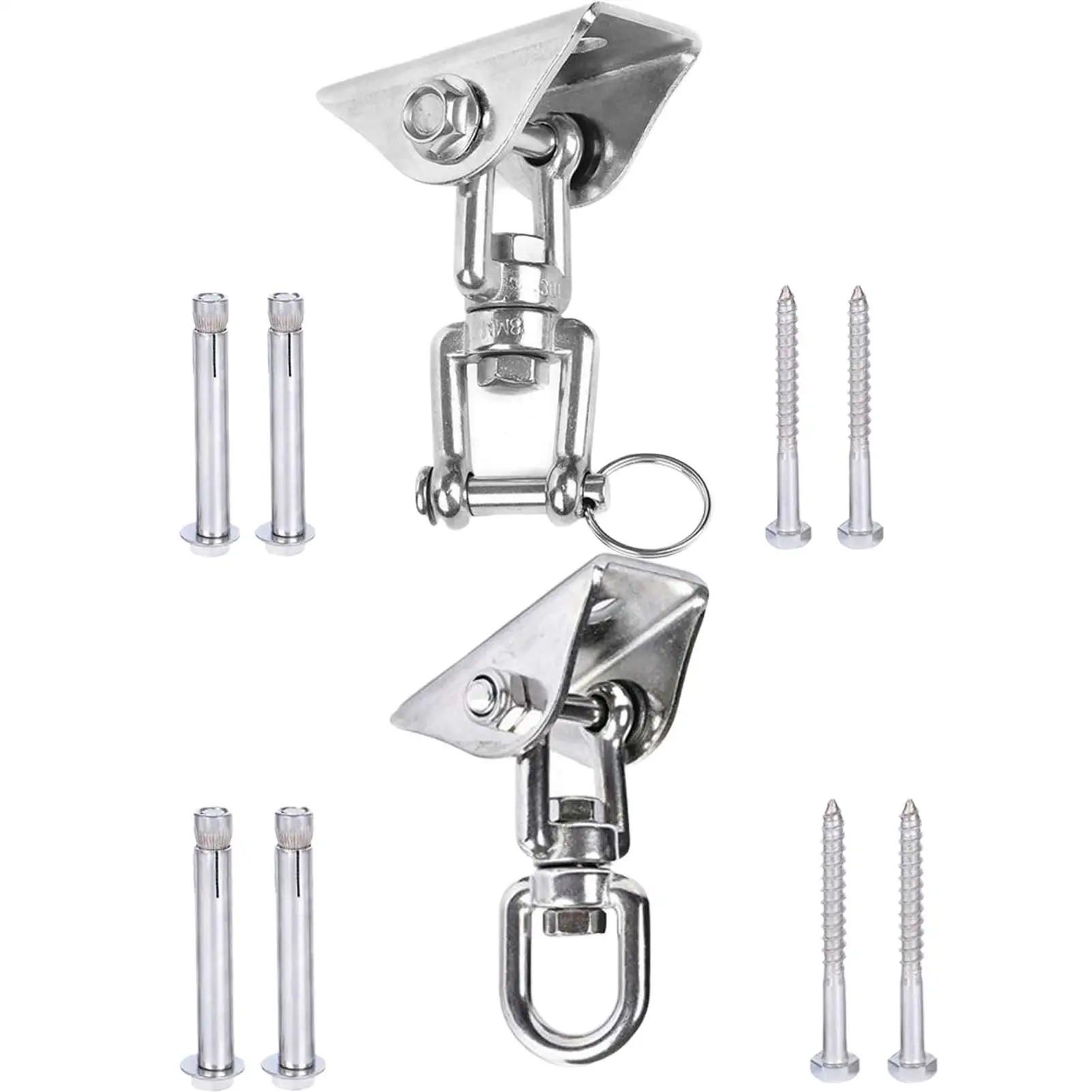 360 Swivel Swing Hanger Swing Hardware Swivel Stainless Steel Swing Hanger With Bolts Indoor Outdoor Swing 360 Rotate Swing
360 Swivel Swing Hanger Swing Hardware Swivel Stainless Steel Swing Hanger With Bolts Indoor Outdoor Swing 360 Rotate Swing