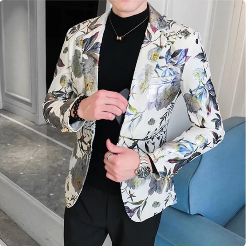 2023 Designer Style Clothing Men's Spring Trend Printing Business Suit Men's Fashion Casual Shopping Banquet Groom Men's Jacket
2023 Designer Style Clothing Men's Spring Trend Printing Business Suit Men's Fashion Casual Shopping Banquet Groom Men's Jacket