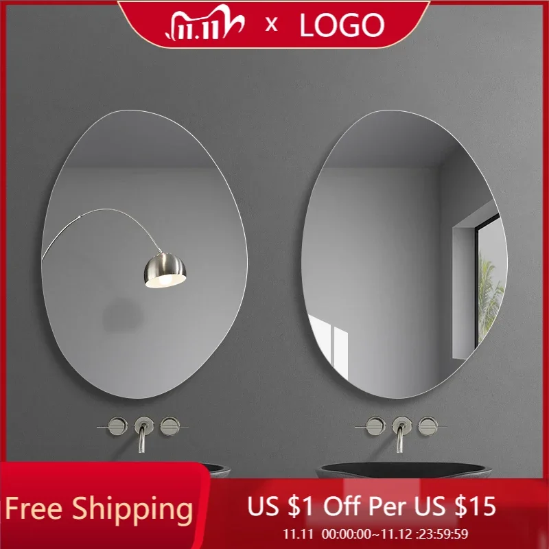 Large Bathroom Mirror Wall Mounted nordic girls decor Vanity Mirror Makeup Aesthetic quality creative cool espejo home furniture
Large Bathroom Mirror Wall Mounted nordic girls decor Vanity Mirror Makeup Aesthetic quality creative cool espejo home furniture