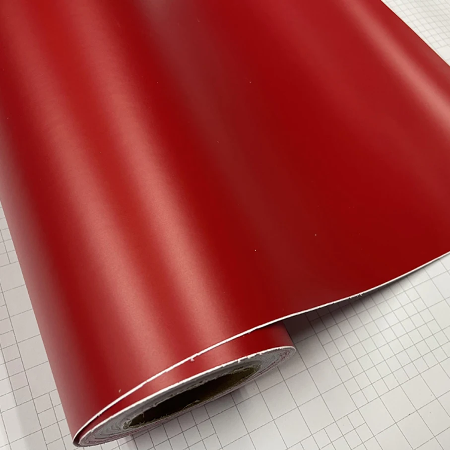 Premium Matte Red Vinyl Wrap Film Roll with Air Release Technology Adhesive Sticker Matt sticker red film Car Styling
Premium Matte Red Vinyl Wrap Film Roll with Air Release Technology Adhesive Sticker Matt sticker red film Car Styling