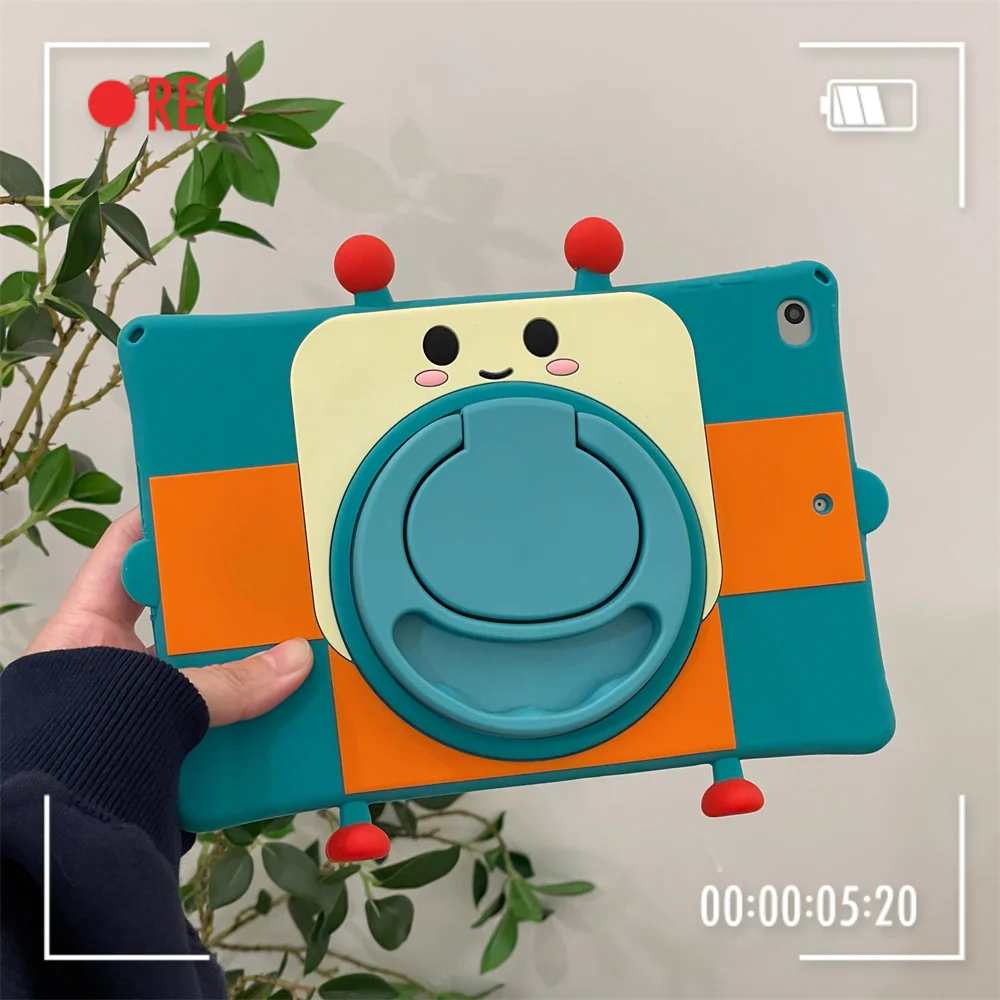 Case For Apple iPad Air 3 Gen Pro 10.5 2019 Tablet A2153 A2123 Soft Kids Rotating Stand Silicone Cartoon Robot Shockproof Cover
Case For Apple iPad Air 3 Gen Pro 10.5 2019 Tablet A2153 A2123 Soft Kids Rotating Stand Silicone Cartoon Robot Shockproof Cover