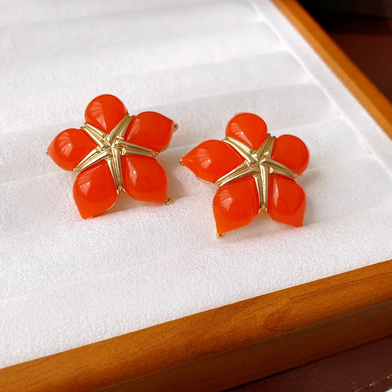 Bilincolor Resin Flower Vintage Earrings for Women
Bilincolor Resin Flower Vintage Earrings for Women