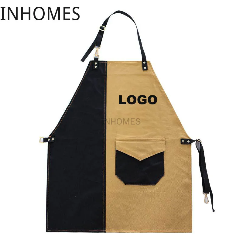 Free Custom Logo Canvas Outdoor Carpenter Apron Flower Work Barista Milk Coffee Barber Shop Chef Studios Uniform delantal
Free Custom Logo Canvas Outdoor Carpenter Apron Flower Work Barista Milk Coffee Barber Shop Chef Studios Uniform delantal
