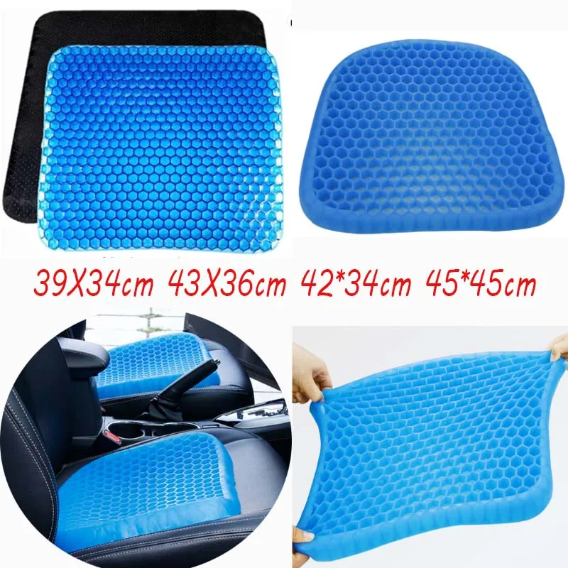 Summer Gel Seat Cushion Breathable Honeycomb Design for Pressure Relief Back Tailbone Pain - Home Office Chair Cars Wheelchair
Summer Gel Seat Cushion Breathable Honeycomb Design for Pressure Relief Back Tailbone Pain - Home Office Chair Cars Wheelchair