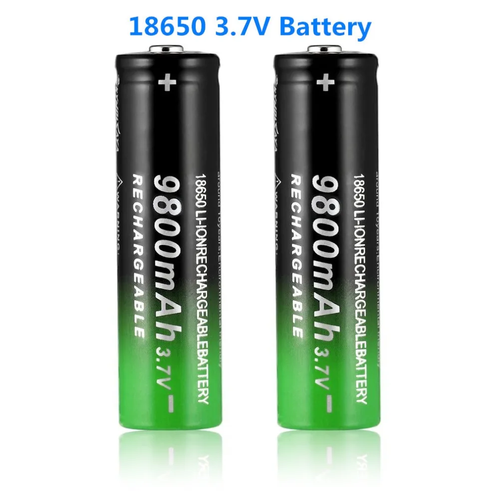 3.7V 18650 9800mAh Rechargeable Battery High Capacity Li-ion Rechargeable Battery For Flashlight Torch headlamp Battery
3.7V 18650 9800mAh Rechargeable Battery High Capacity Li-ion Rechargeable Battery For Flashlight Torch headlamp Battery