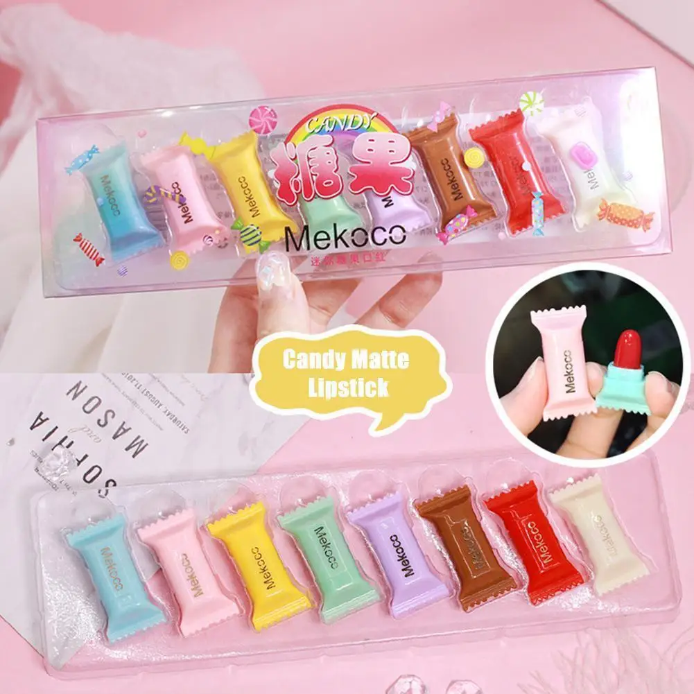 Mini Candy Matte Lipstick Set Sexy Red Lip Tint Velvet Lip Lasting Stick Waterproof Lip Long Lipsticks Makeup Cosmetics Glo L7H0
Mini Candy Matte Lipstick Set Sexy Red Lip Tint Velvet Lip Lasting Stick Waterproof Lip Long Lipsticks Makeup Cosmetics Glo L7H0