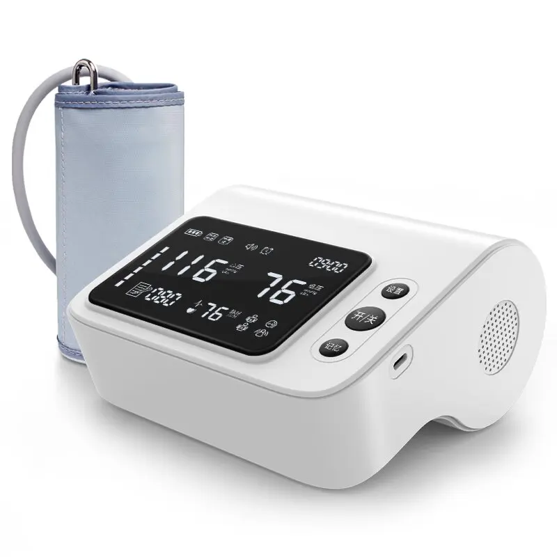 Voice sphygmomanometer High-quality household medical equipment Upper arm LCD automatic instrument Intelligent blood pressure
Voice sphygmomanometer High-quality household medical equipment Upper arm LCD automatic instrument Intelligent blood pressure