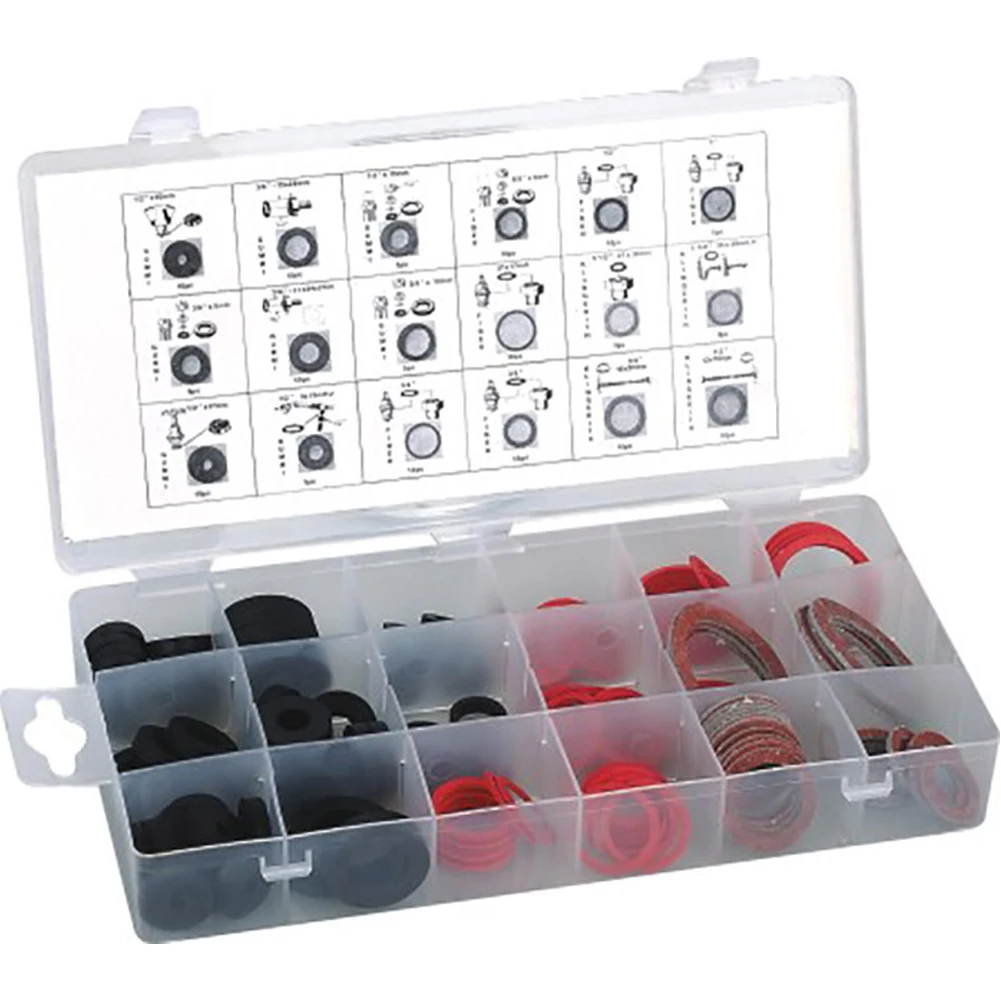 141pcs Easy Apply Rubber Box Packed For Shower Hose Washer Set Heat Resistant O Ring Practical Sealing Professional Plumbing
141pcs Easy Apply Rubber Box Packed For Shower Hose Washer Set Heat Resistant O Ring Practical Sealing Professional Plumbing