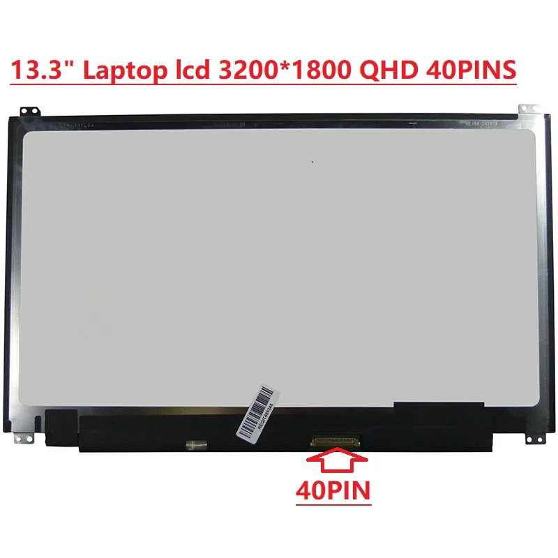 13,3 дюймов, 40 контактов, QHD LTN133YL06 H01 LTN133YL06-H01 LTN133YL04-P01 для ASUS UX303LN, ЖК-экран 3K 3200*1800
13,3 дюймов, 40 контактов, QHD LTN133YL06 H01 LTN133YL06-H01 LTN133YL04-P01 для ASUS UX303LN, ЖК-экран 3K 3200*1800