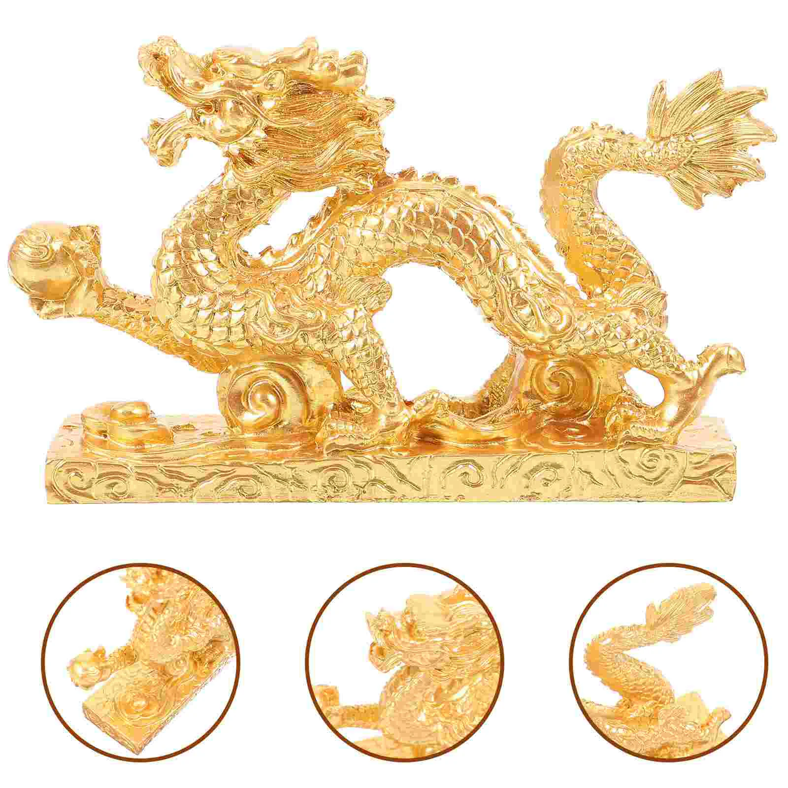 Vintage Ornaments Dragon Decorative Statue Decorate Figurine Sculpture Auspicious Office
Vintage Ornaments Dragon Decorative Statue Decorate Figurine Sculpture Auspicious Office