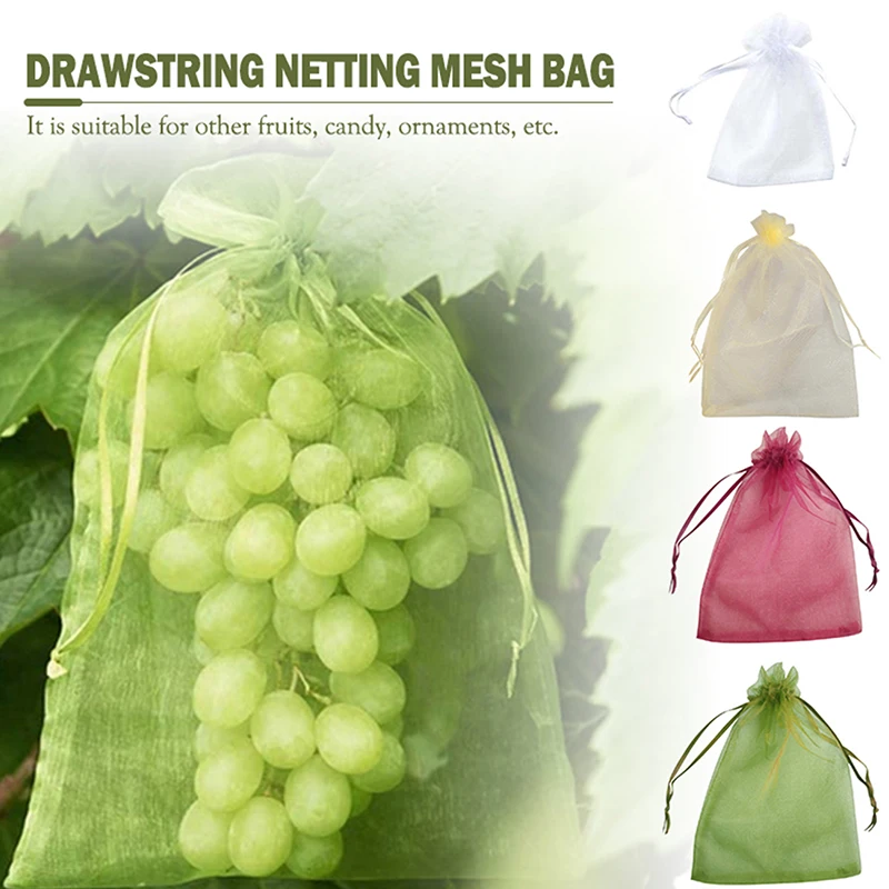 50 Pack Fruit Protection Bags Pest Control Bird Garden Drawstring Mesh Bag Mesh Grape Bag Plant Grow Bag Gardening Tools
50 Pack Fruit Protection Bags Pest Control Bird Garden Drawstring Mesh Bag Mesh Grape Bag Plant Grow Bag Gardening Tools