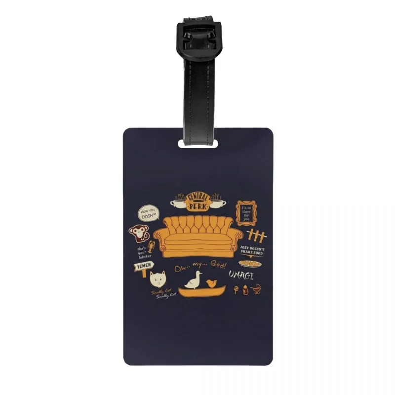 Custom Friends Luggage Tag With Name Card Classic TV Show Privacy Cover ID Label for Travel Bag Suitcase
Custom Friends Luggage Tag With Name Card Classic TV Show Privacy Cover ID Label for Travel Bag Suitcase
