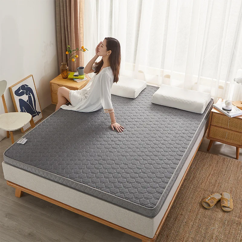 

VESCOVO Latex Foam Mattress Pad High Density Massage Pillow Topper Mattress Topper For 150*190 160*200 Double Single Bed