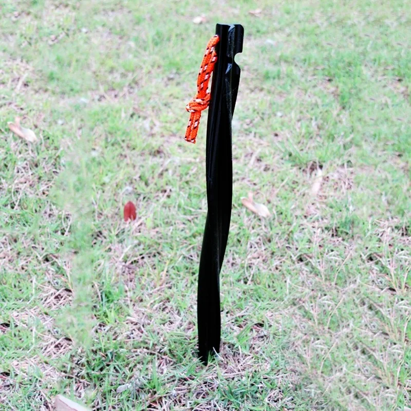 Spiral Tent Stakes 25cm Aluminum Alloy Swirl Shaped Tent Pegs with Pull Cords Tent Accessories Equipment
Spiral Tent Stakes 25cm Aluminum Alloy Swirl Shaped Tent Pegs with Pull Cords Tent Accessories Equipment