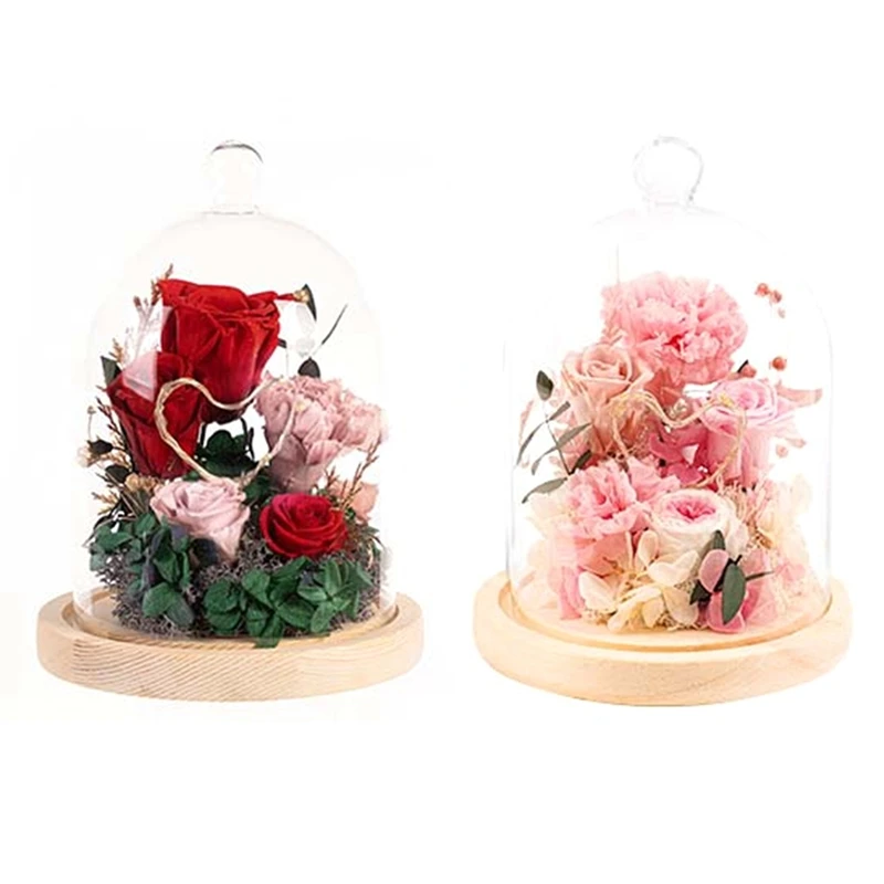 LED Lamp Eternal Rose Wedding Home Decor Rose Flower in Glass for Valentine's Mariage Gift Eternal Flower Gift Box
LED Lamp Eternal Rose Wedding Home Decor Rose Flower in Glass for Valentine's Mariage Gift Eternal Flower Gift Box