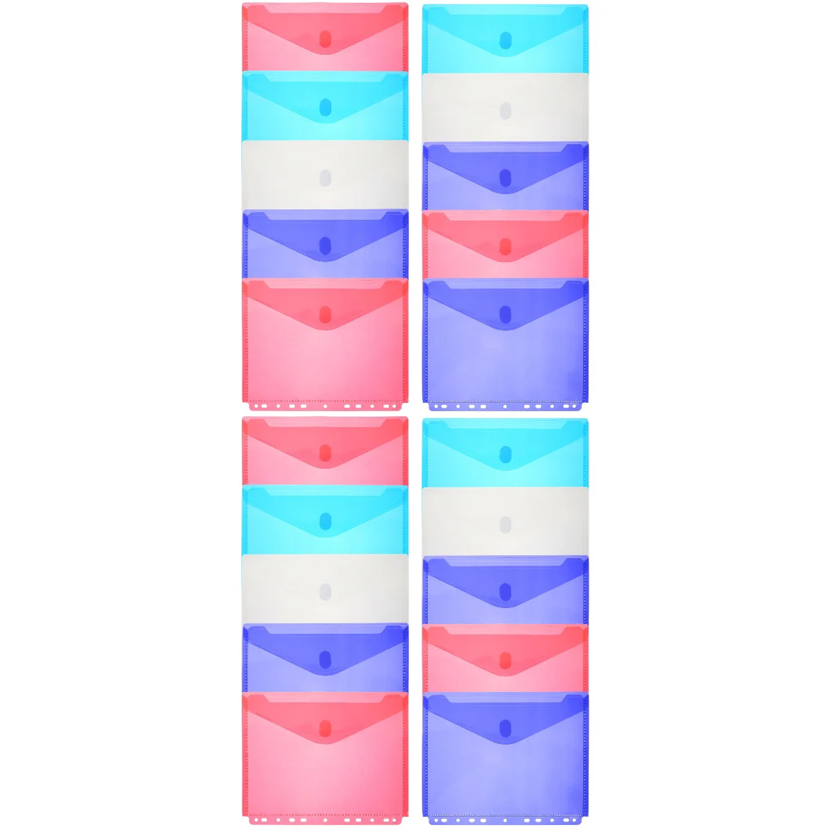 20 Pcs Document Folders Snap Button File Envelopes Reusable File Pockets File Folders
20 Pcs Document Folders Snap Button File Envelopes Reusable File Pockets File Folders