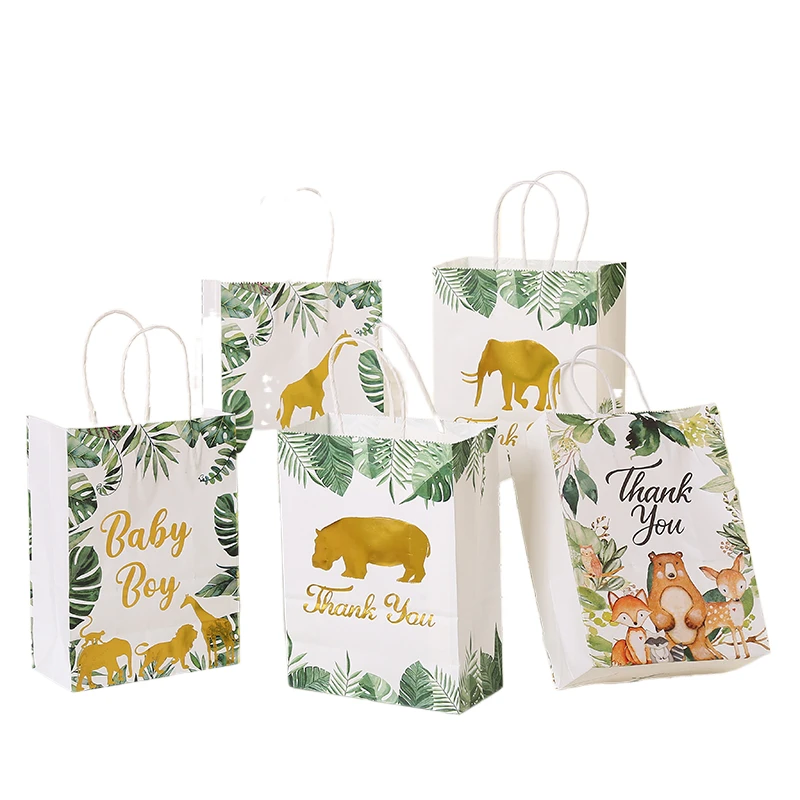6pcs/Set Jungle Safari Animal Zoo Gift Paper Bags for Birthday Party Candy Gift Bag Baby Shower Supplies Bag TC095
6pcs/Set Jungle Safari Animal Zoo Gift Paper Bags for Birthday Party Candy Gift Bag Baby Shower Supplies Bag TC095