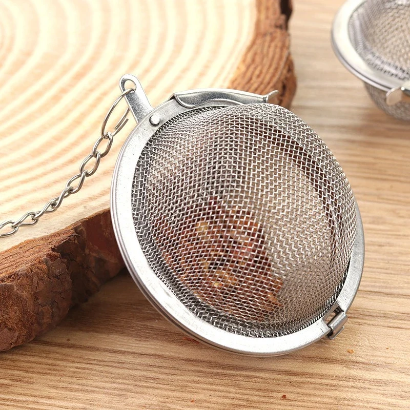 Stainless Steel Tea Infuser Sphere Locking Spice Tea Ball Strainer Mesh Lnfuser Tea Filter Strainers Kitchen Accessories
Stainless Steel Tea Infuser Sphere Locking Spice Tea Ball Strainer Mesh Lnfuser Tea Filter Strainers Kitchen Accessories