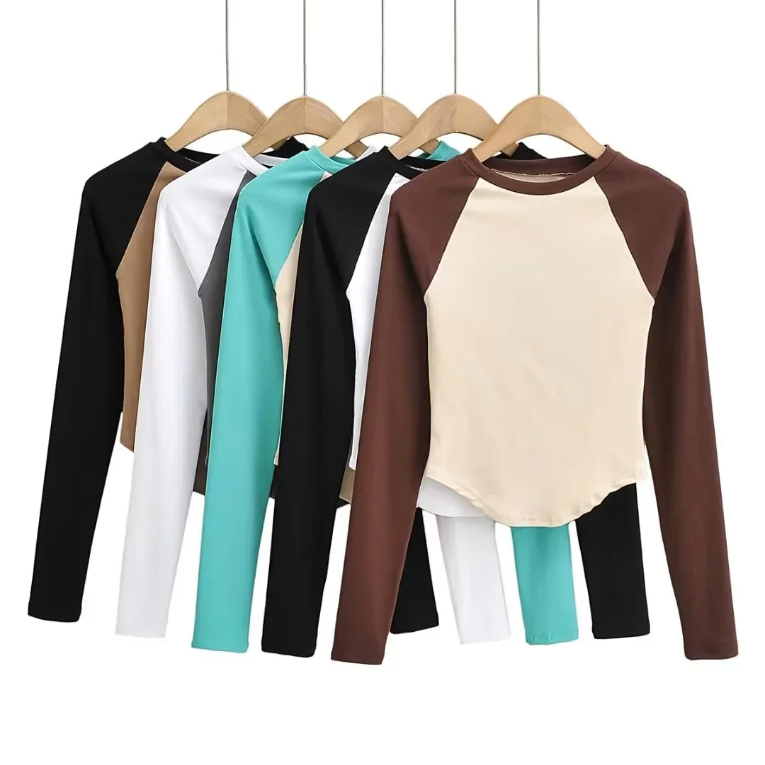 Spring Autumn Women's T-shirts Long Sleeve Tops Korean Clothes Women Streetwear Sexy Tshirt Cropped Feminino Tshirts for Women
Spring Autumn Women's T-shirts Long Sleeve Tops Korean Clothes Women Streetwear Sexy Tshirt Cropped Feminino Tshirts for Women