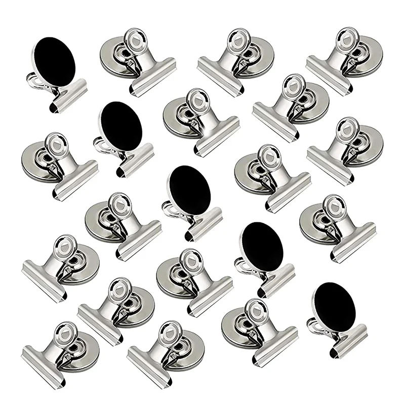 20 Pack Magnetic Clips,Scratch-Free Refrigerator Strong Magnet Clips,Binder Clips Paper Clamps,Whiteboard Magnets Clips
20 Pack Magnetic Clips,Scratch-Free Refrigerator Strong Magnet Clips,Binder Clips Paper Clamps,Whiteboard Magnets Clips