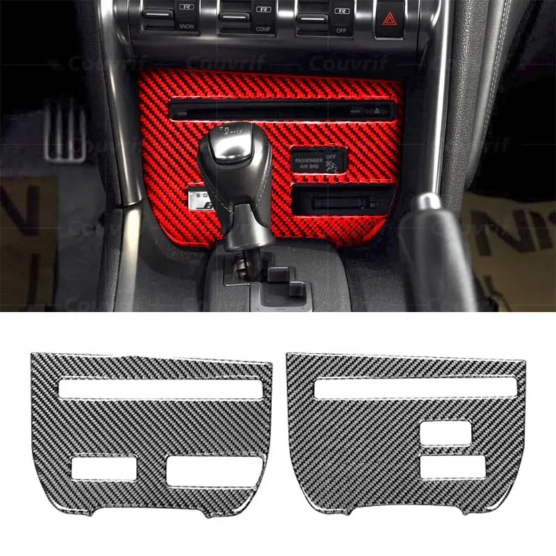 Carbon Fiber Cover Central Control CD Panel Carbon Fiber Decorative Stickers For Nissan GT-R R35 GTR Nismo 2009-2015 Accessories
Carbon Fiber Cover Central Control CD Panel Carbon Fiber Decorative Stickers For Nissan GT-R R35 GTR Nismo 2009-2015 Accessories