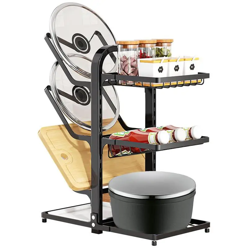 Sewer Storage Rack Kitchen Rack Multilayer Adjustable Floor Cabinet Pot Rack Can Be Used To Organize A Variety Of Kitchen Tools
Sewer Storage Rack Kitchen Rack Multilayer Adjustable Floor Cabinet Pot Rack Can Be Used To Organize A Variety Of Kitchen Tools