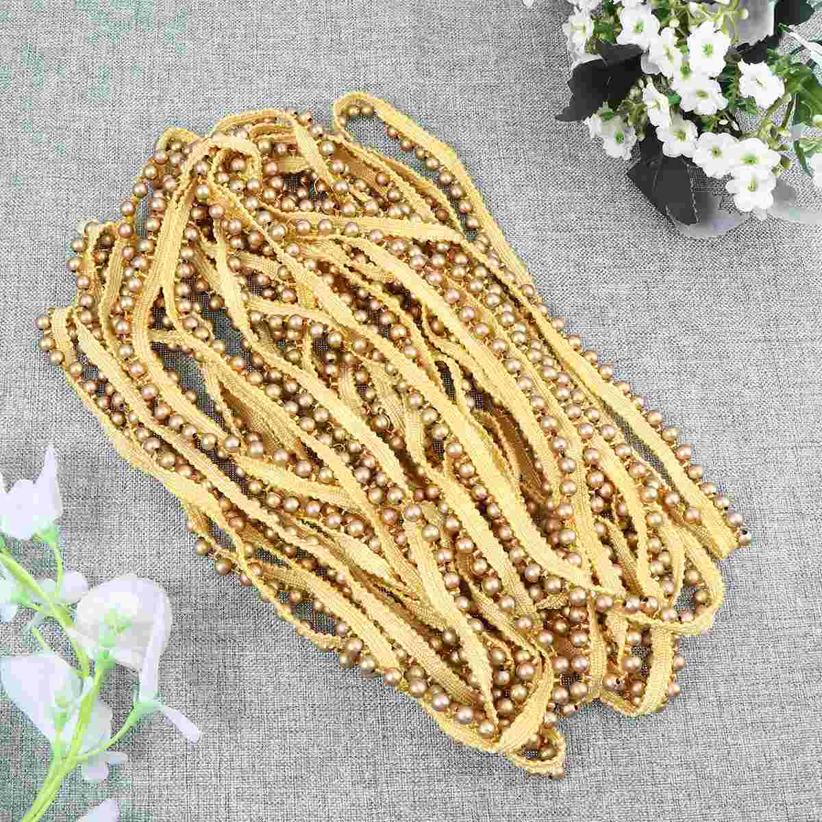 Ribbons Faux Pearls Lace Ribbon Applique Pearl Fringe Beaded Pearl Gold Nylon Strip Tape Lace Trim Ribbon Wedding
Ribbons Faux Pearls Lace Ribbon Applique Pearl Fringe Beaded Pearl Gold Nylon Strip Tape Lace Trim Ribbon Wedding