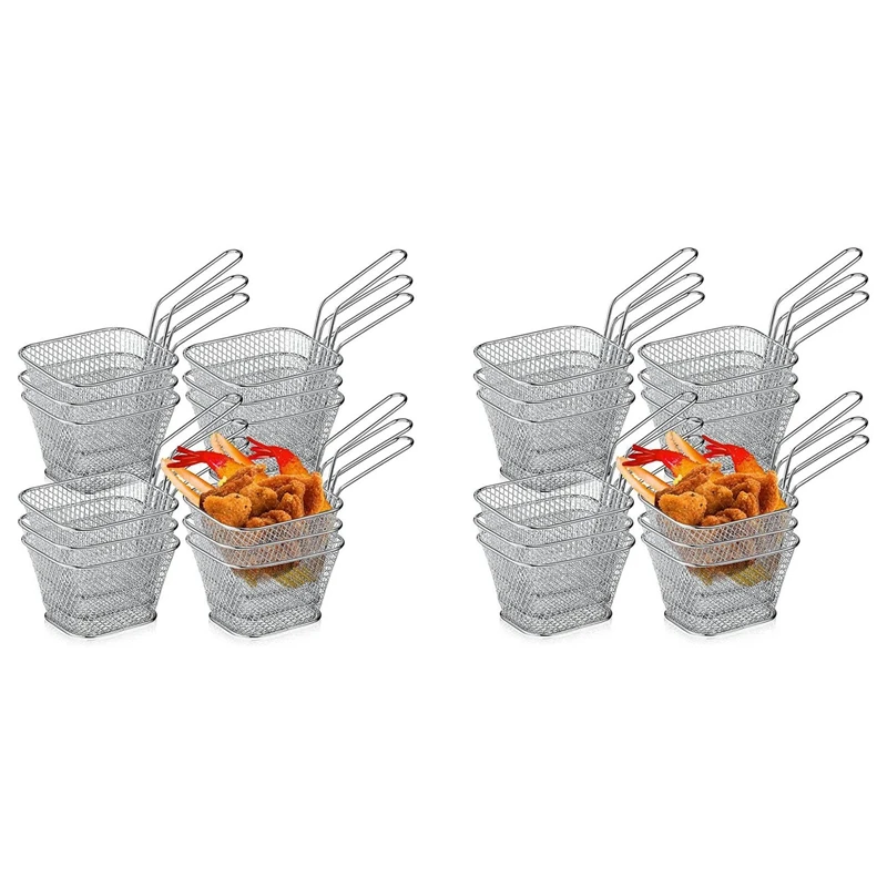 2X Fry Basket French Fry Holder Chip Mini Basket Food Baskets For Serving Reusable Fries Holder Deep Fryer For Home
2X Fry Basket French Fry Holder Chip Mini Basket Food Baskets For Serving Reusable Fries Holder Deep Fryer For Home