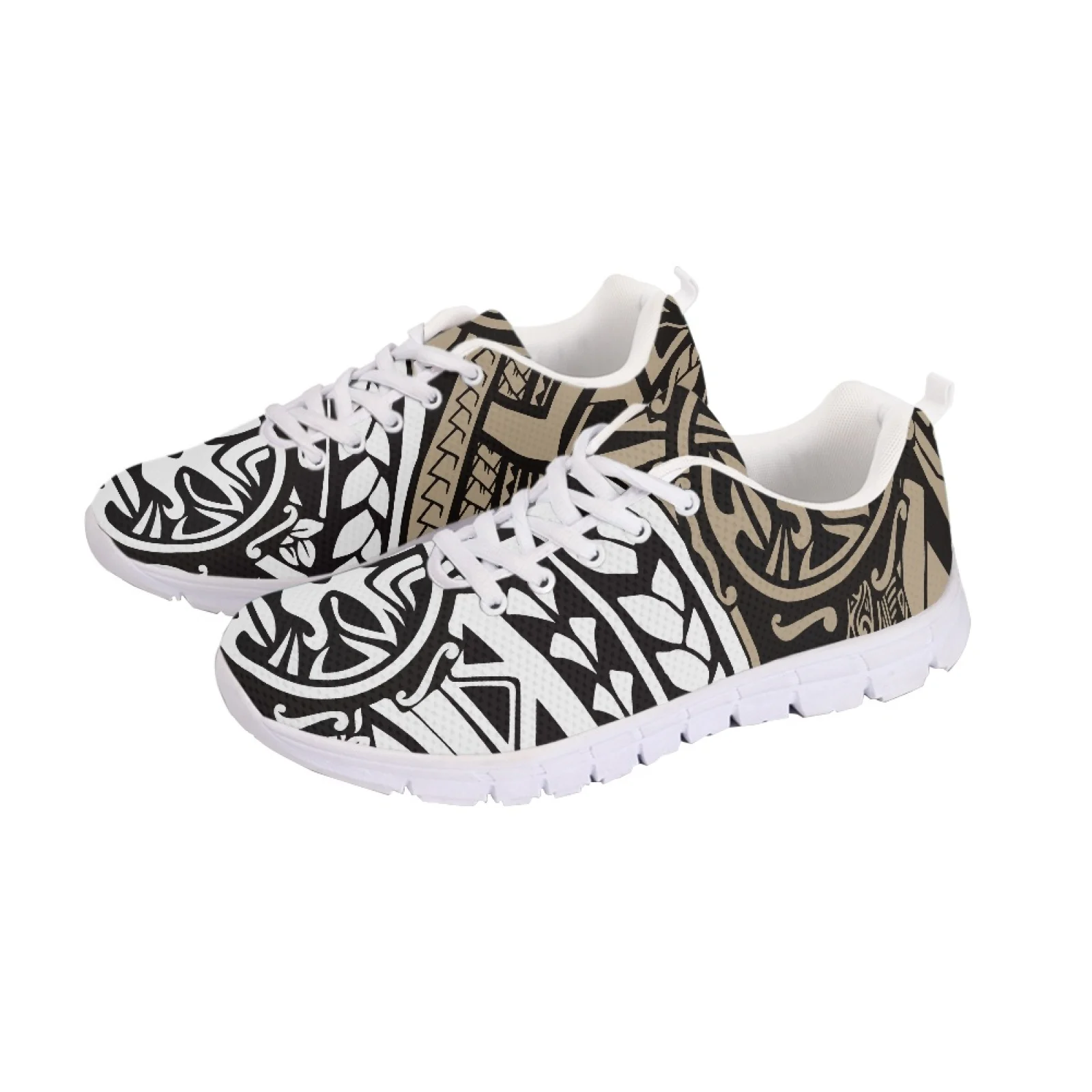 Polynesian Tribal Pohnpei Totem Tattoo Prints Unisex Running Lace-Up Sneakers Lightweight Mesh Breathable Non-slip Casual Shoes
Polynesian Tribal Pohnpei Totem Tattoo Prints Unisex Running Lace-Up Sneakers Lightweight Mesh Breathable Non-slip Casual Shoes