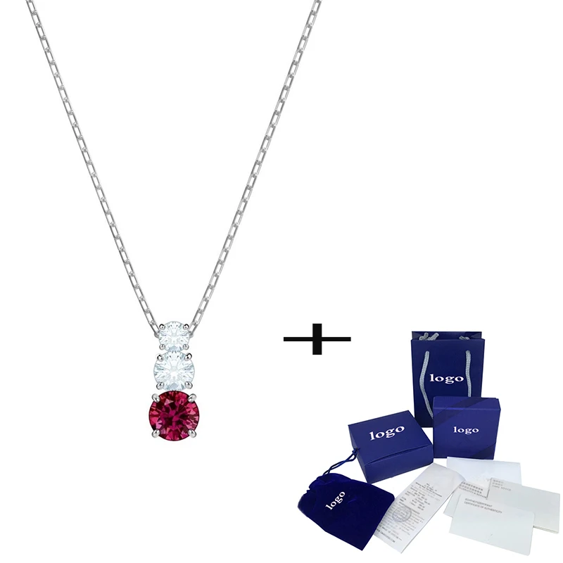 New Attraction Trilogy Round Red Crystal Pendant Necklace Valentine's Day Romantic Fashion Luxury Gift Unique Retro
New Attraction Trilogy Round Red Crystal Pendant Necklace Valentine's Day Romantic Fashion Luxury Gift Unique Retro