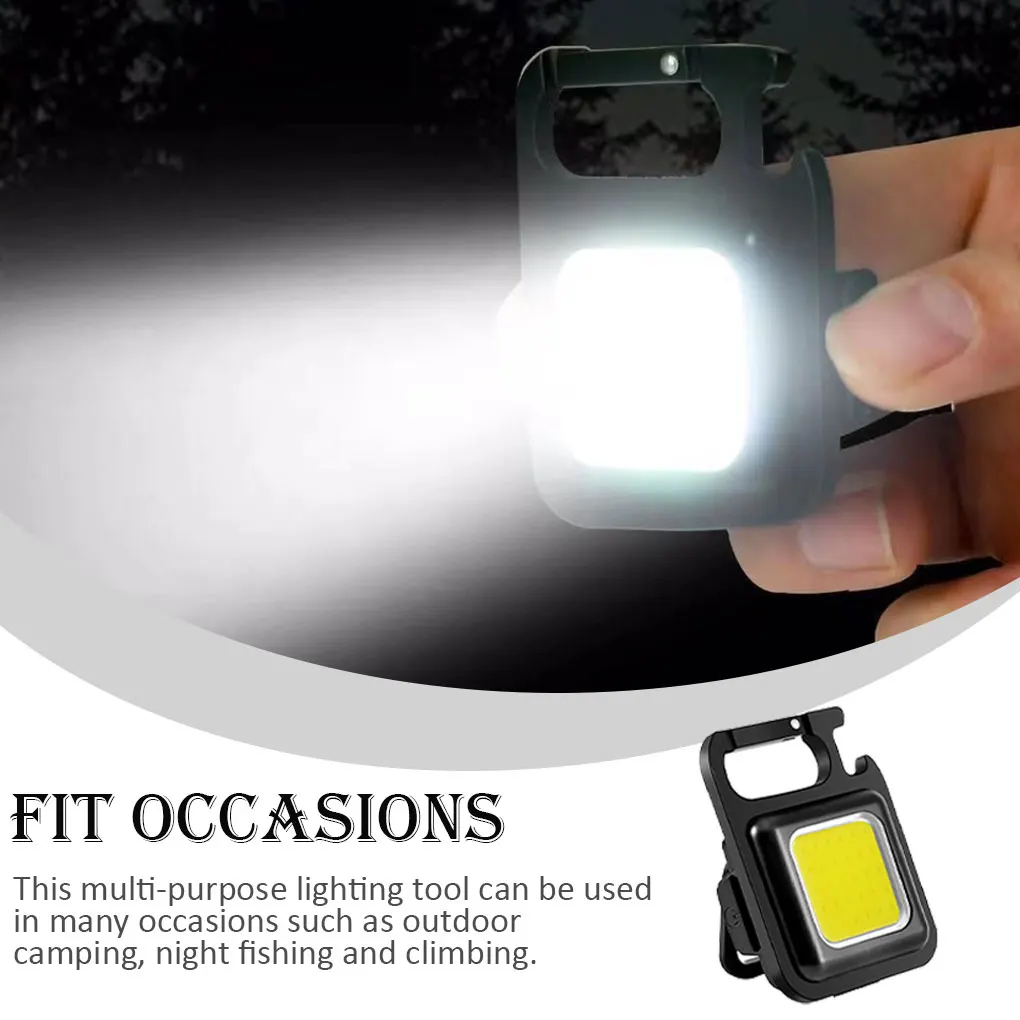 COB LED Keychain Light Flashlights Multi-purpose Aluminum Alloy Type-C Rechargeable Lamp Lighting Accessory Fishing
COB LED Keychain Light Flashlights Multi-purpose Aluminum Alloy Type-C Rechargeable Lamp Lighting Accessory Fishing
