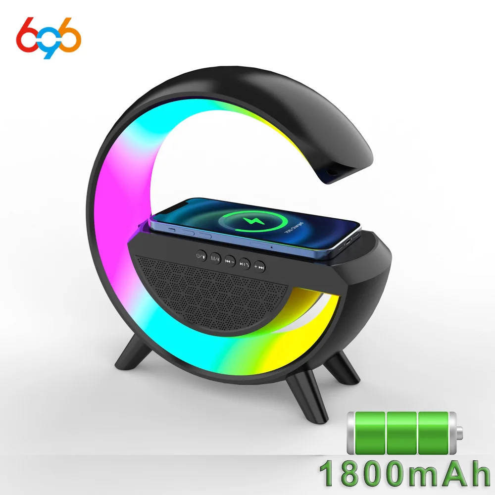 Speaker Wireless Fast Charging RGB Night Light Atmosphere Lamps Music Moon Blue Tooth Lamp Children Sleep Bedroom Decoration
Speaker Wireless Fast Charging RGB Night Light Atmosphere Lamps Music Moon Blue Tooth Lamp Children Sleep Bedroom Decoration