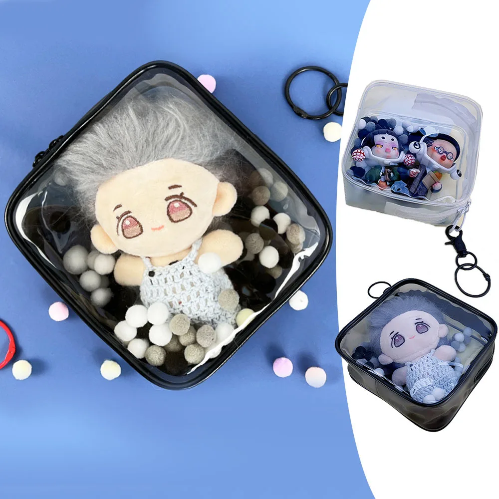 

Thicken Transparent PVC Mystery Box Organizer Box Keychain Bag Protect Mystery Toy Storage Case for Jasmine Bubble Matt Doll Toy