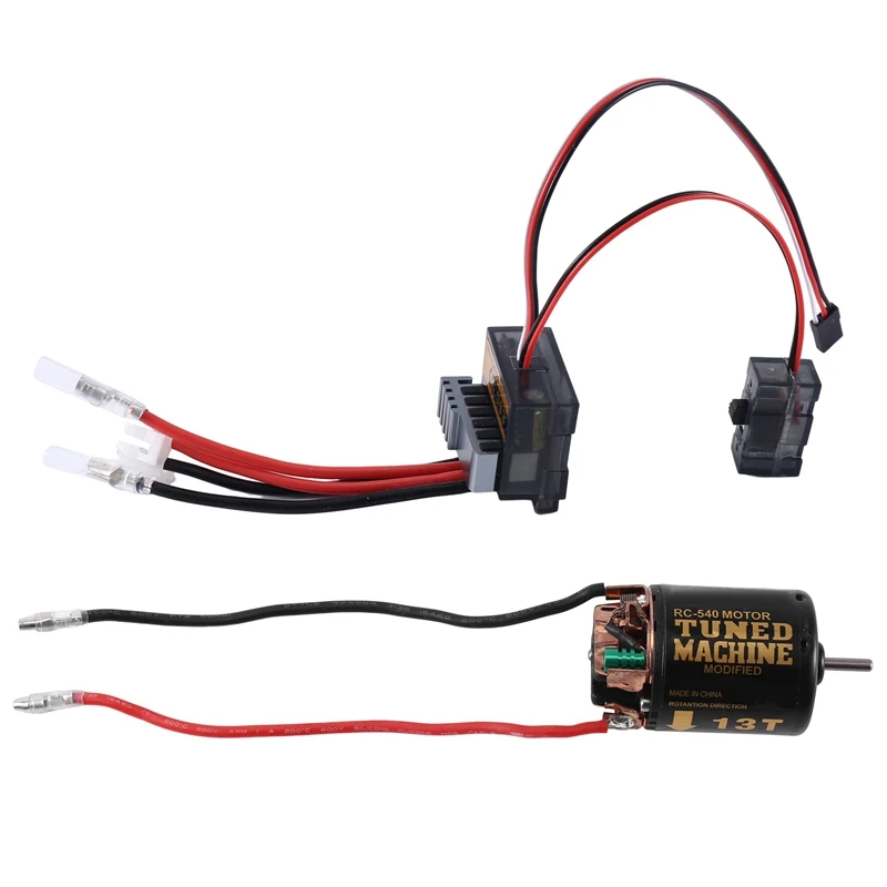 320A ESC + 540 щеточный двигатель 13T для радиоуправляемого автомобиля Axial SCX10 Traxxas TRX4 D90 HSP Tamiya Redcat, запчасти
320A ESC + 540 щеточный двигатель 13T для радиоуправляемого автомобиля Axial SCX10 Traxxas TRX4 D90 HSP Tamiya Redcat, запчасти
