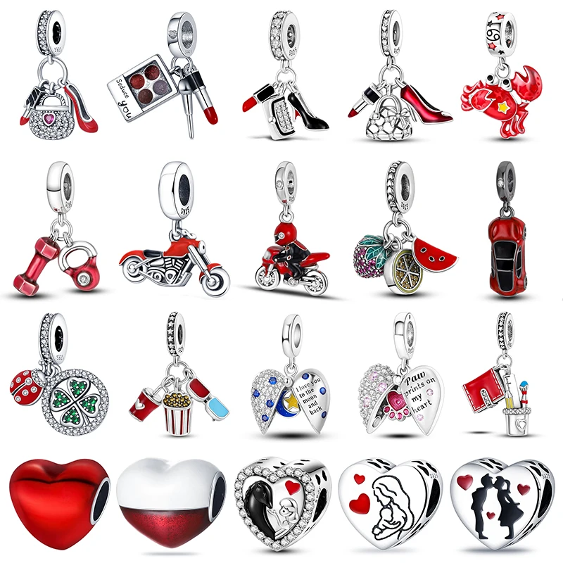 Plata De Ley 925 Fashion Motorcycle Love Beads High Heels Charms Women Fit Original Pandora Bracelet Fine Birthday Jewelry Gift
Plata De Ley 925 Fashion Motorcycle Love Beads High Heels Charms Women Fit Original Pandora Bracelet Fine Birthday Jewelry Gift