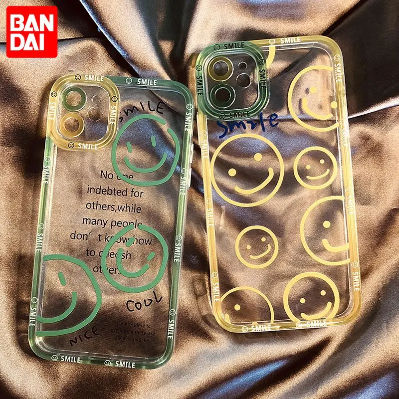 Bandai INS Style Alphabet Smiley Clear Silicon Phone Case For iPhone XR Xs Max 8Plus 11 12 13Mini 13 Pro Max Cover
Bandai INS Style Alphabet Smiley Clear Silicon Phone Case For iPhone XR Xs Max 8Plus 11 12 13Mini 13 Pro Max Cover
