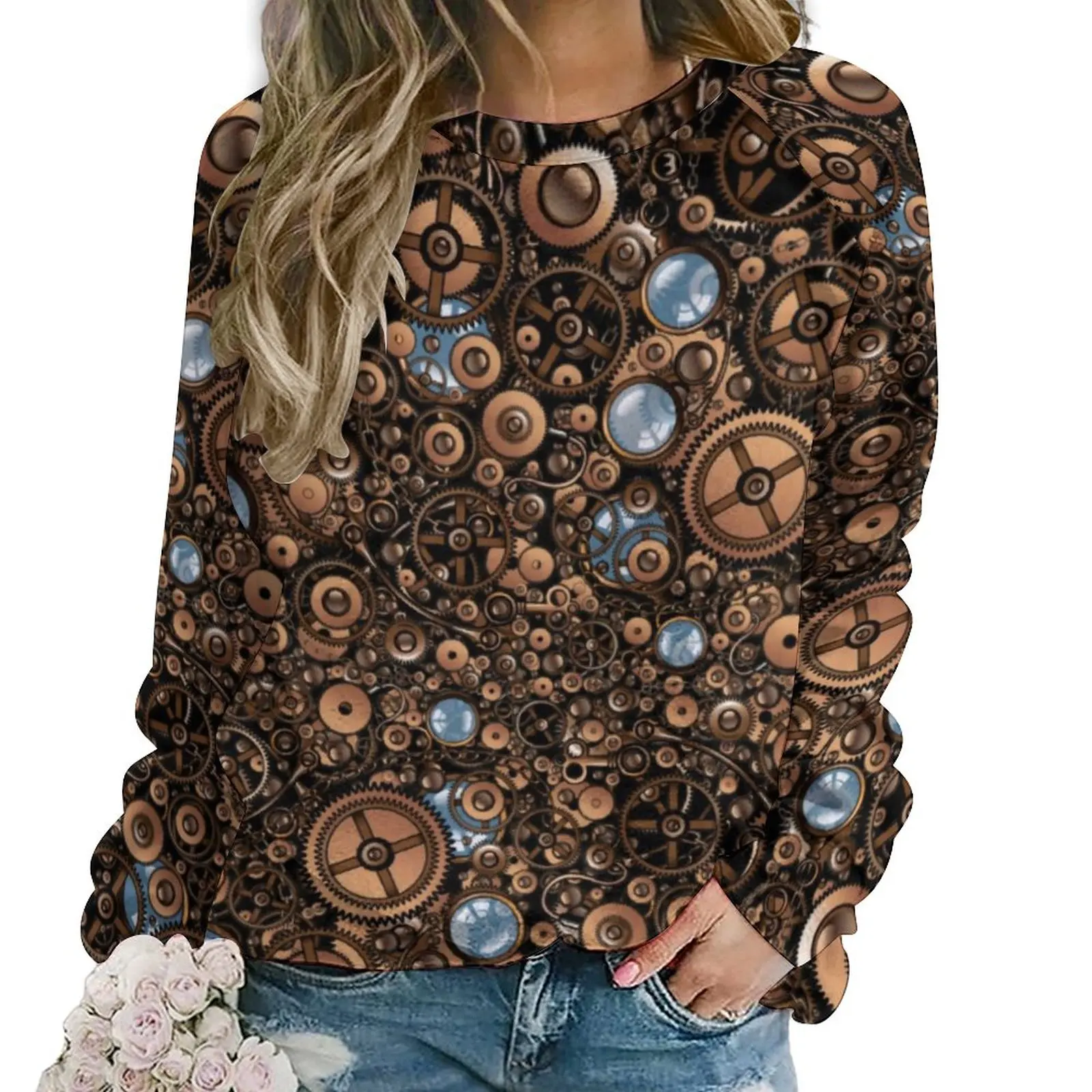 Steampunk Print Hoodies Women Gear Style Korean Fashion Casual Hoodie Winter Long Sleeve Aesthetic Graphic Sweatshirts 2XL 3XL
Steampunk Print Hoodies Women Gear Style Korean Fashion Casual Hoodie Winter Long Sleeve Aesthetic Graphic Sweatshirts 2XL 3XL