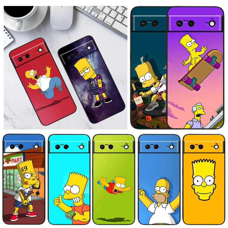 Cartoon The Simpson For Google Pixel 7 6 Pro 6A 5A 5 4 4A XL 5G Shell Soft Silicone Fundas Coque Capa Black Phone Case
Cartoon The Simpson For Google Pixel 7 6 Pro 6A 5A 5 4 4A XL 5G Shell Soft Silicone Fundas Coque Capa Black Phone Case